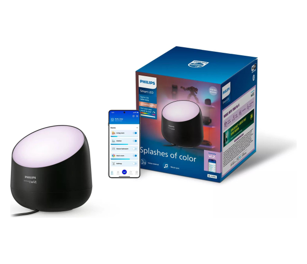 Philips Smart lampa stołowa Squire Lite, czarna - 1541392 - zdjęcie 3